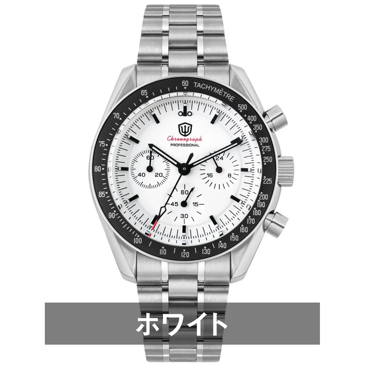 腕時計 メンズ 40代 50代 クロノグラフ オマージュウォッチ クォーツ メカクォーツ 40mm WATCHDIVES WD1860