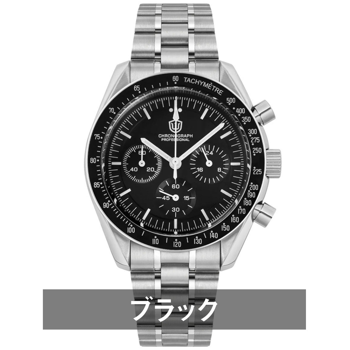 腕時計 メンズ 40代 50代 クロノグラフ オマージュウォッチ クォーツ メカクォーツ 40mm WATCHDIVES WD1860