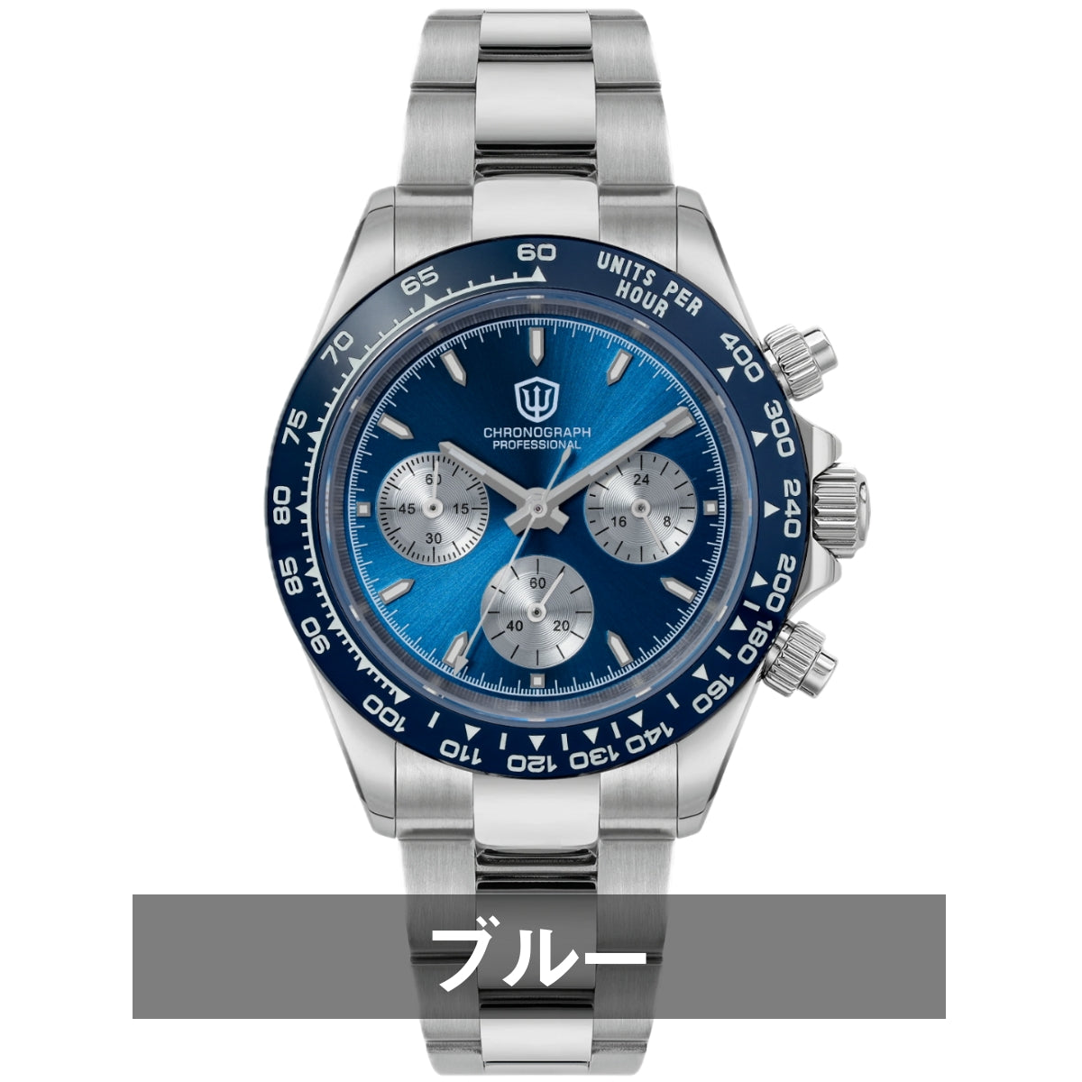 腕時計 メンズ 40代 50代 クロノグラフ オマージュウォッチ クォーツ メカクォーツ 39mm WATCHDIVES WD16500
