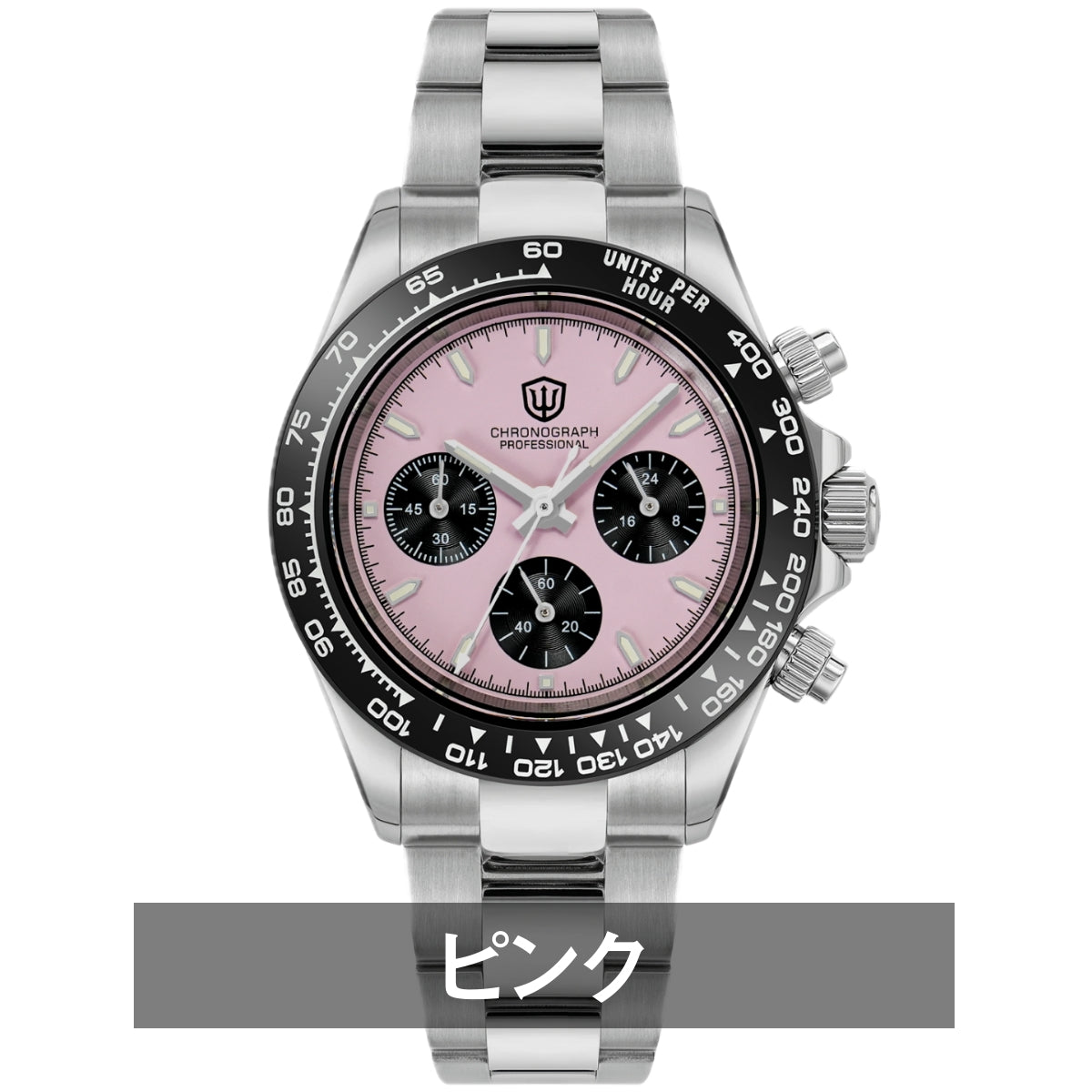 腕時計 メンズ 40代 50代 クロノグラフ オマージュウォッチ クォーツ メカクォーツ 39mm WATCHDIVES WD16500