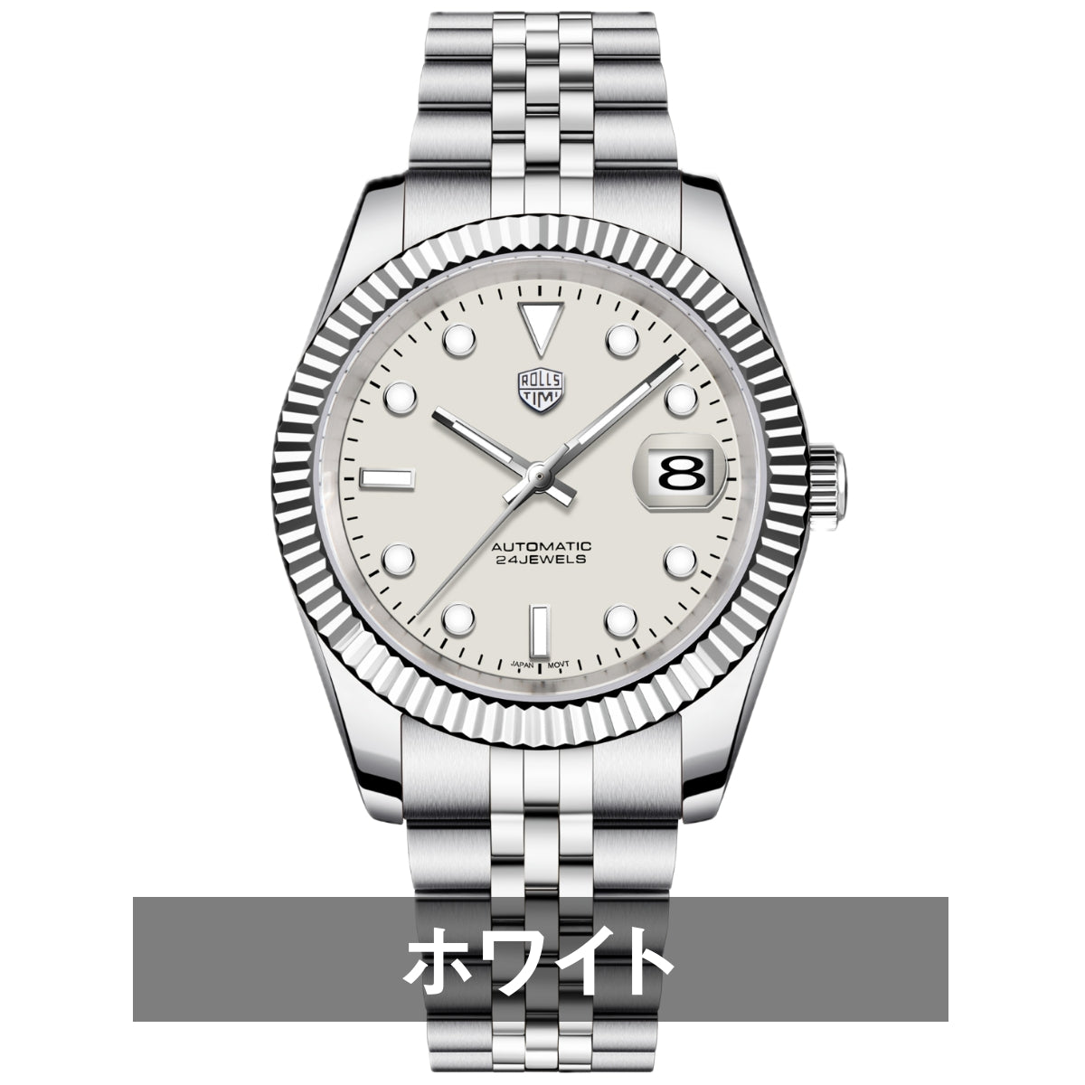 自動巻き腕時計 メンズ 40代 50代 オマージュウォッチ 機械式 手巻き 40mm 全面蛍光 RoolsTimi RT-7930