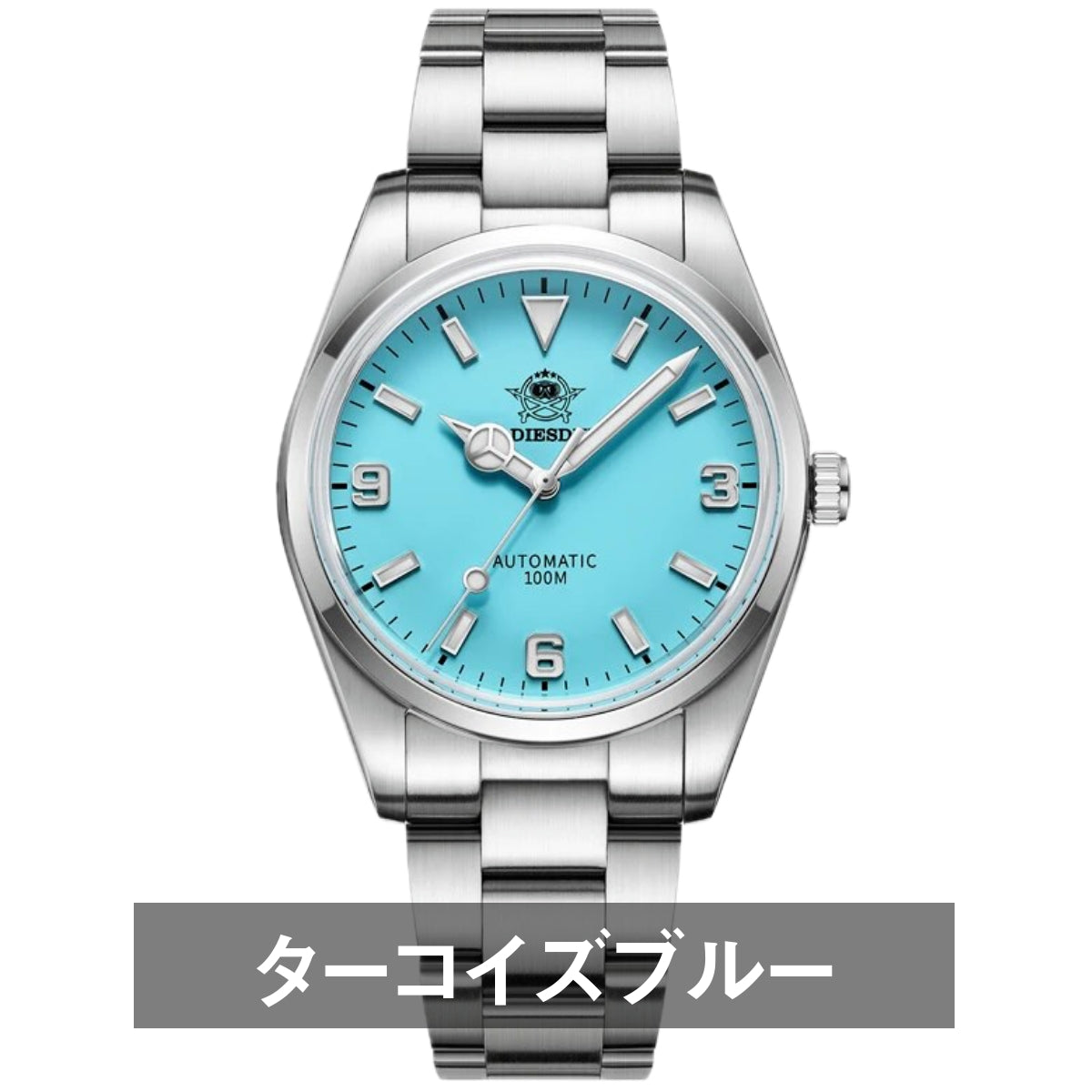 自動巻き腕時計 メンズ 40代 50代 オマージュウォッチ 機械式 手巻き 防水 38mm マット仕上げ ADDIESDIVE AD2112