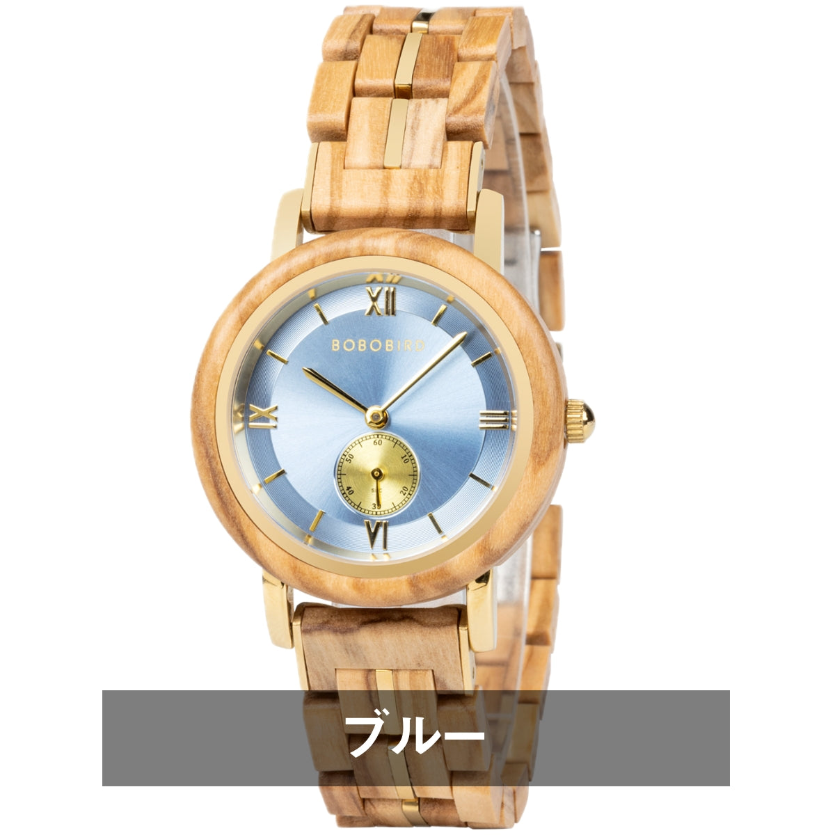 BOBO BIRD GT126 Wooden Watch for Women in Their 20s, 30s, and 40s, Quartz Movement with Small Seconds