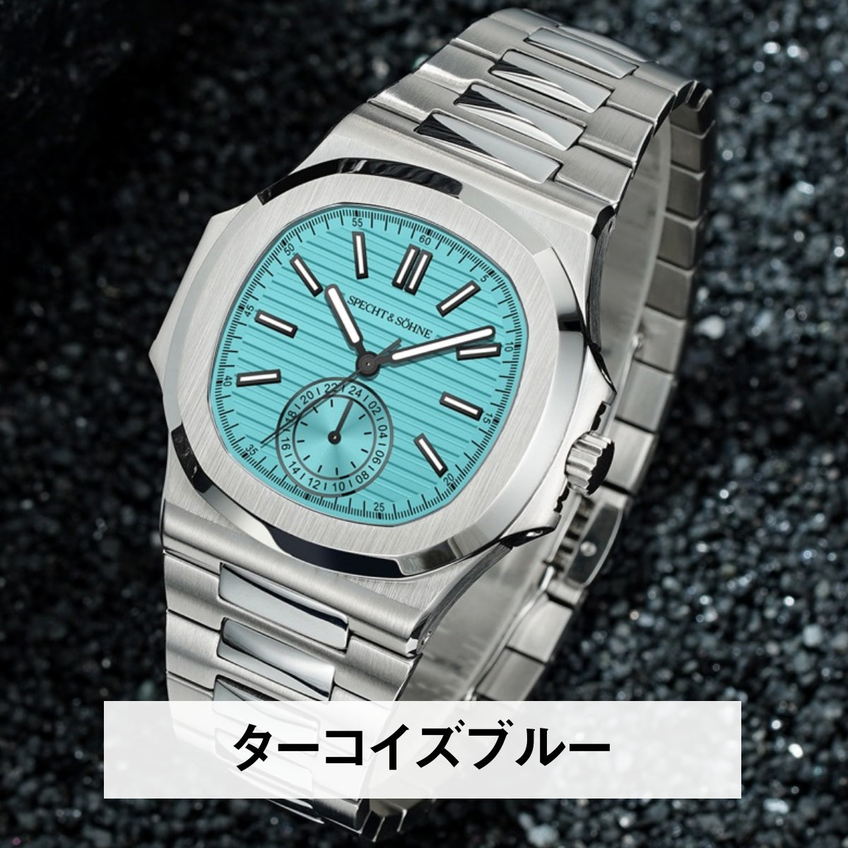 Men's Watch, Homage Watch for Men in Their 40s and 50s, Quartz/Mecha-Quartz Movement with 24-Hour Display, SPECHT & SOHNE SP5980