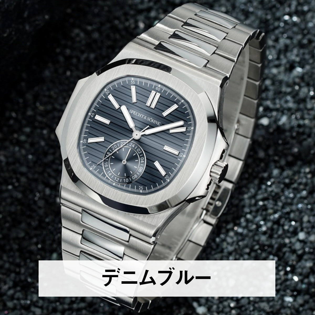 Men's Watch, Homage Watch for Men in Their 40s and 50s, Quartz/Mecha-Quartz Movement with 24-Hour Display, SPECHT & SOHNE SP5980
