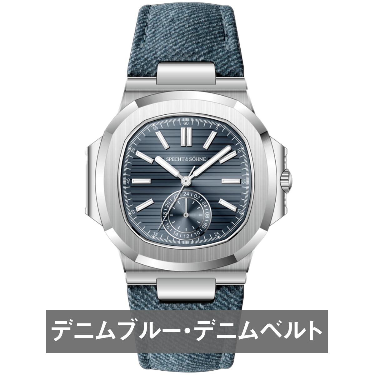 Men's Watch, Homage Watch for Men in Their 40s and 50s, Quartz/Mecha-Quartz Movement with 24-Hour Display, SPECHT & SOHNE SP5980