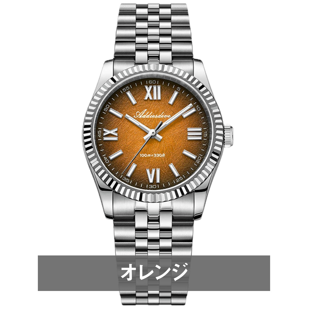 腕時計 メンズ 40代 50代 オマージュウォッチ クォーツ 防水 36mm VH31ムーブメント ADDIESDIVE AD2512