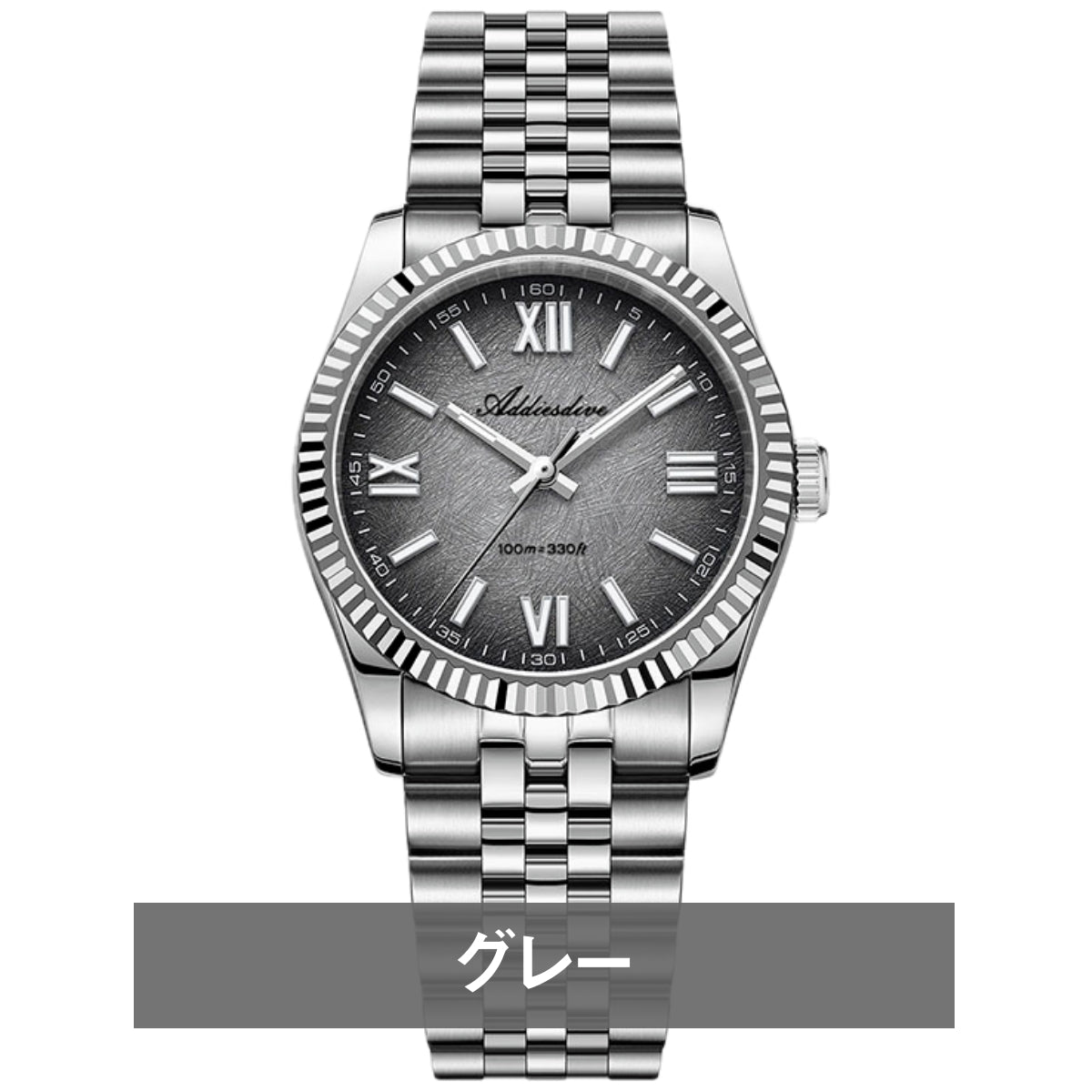 腕時計 メンズ 40代 50代 オマージュウォッチ クォーツ 防水 36mm VH31ムーブメント ADDIESDIVE AD2512