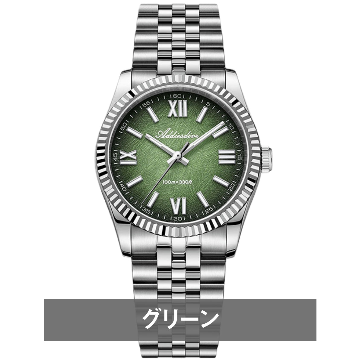 腕時計 メンズ 40代 50代 オマージュウォッチ クォーツ 防水 36mm VH31ムーブメント ADDIESDIVE AD2512