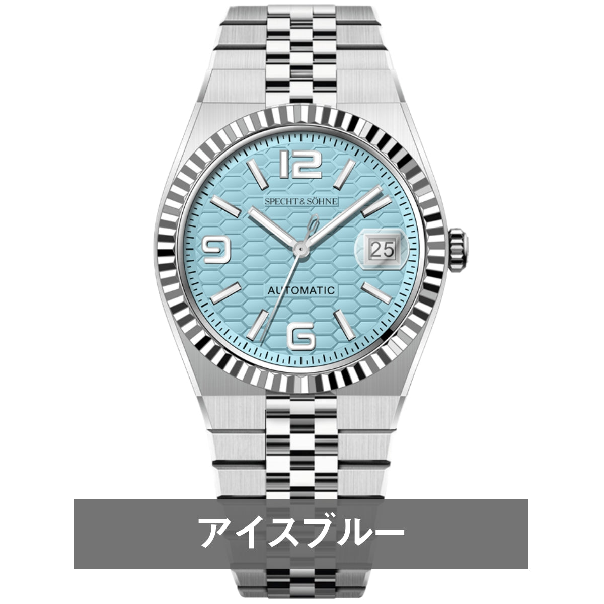 Men's Mechanical Watch, Homage Watch for Men in their 40s and 50s, Automatic with Miyota Movement and Manual Winding, SPECHT & SOHNE SP-RO-1