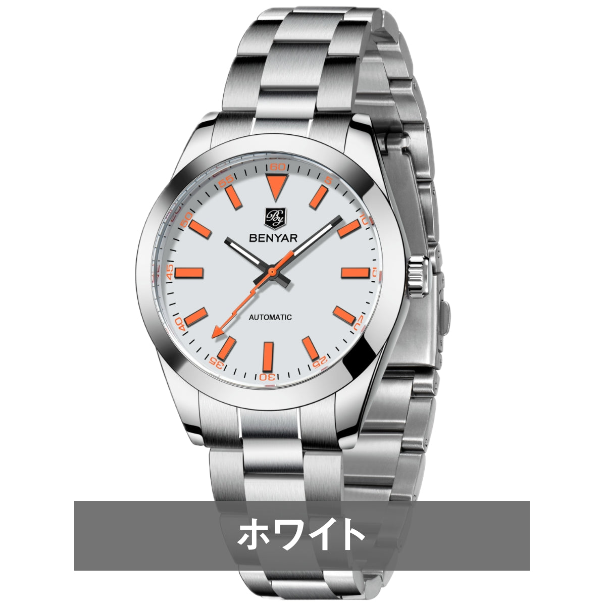 Men's Automatic Mechanical Watch, Homage Watch for Men in their 40s and 50s, BENYAR BY-5218