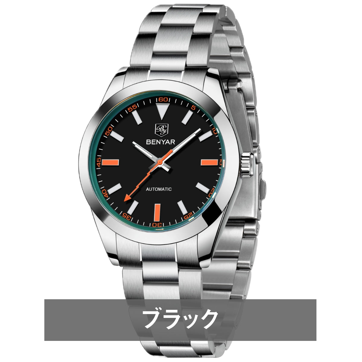 Men's Automatic Mechanical Watch, Homage Watch for Men in their 40s and 50s, BENYAR BY-5218