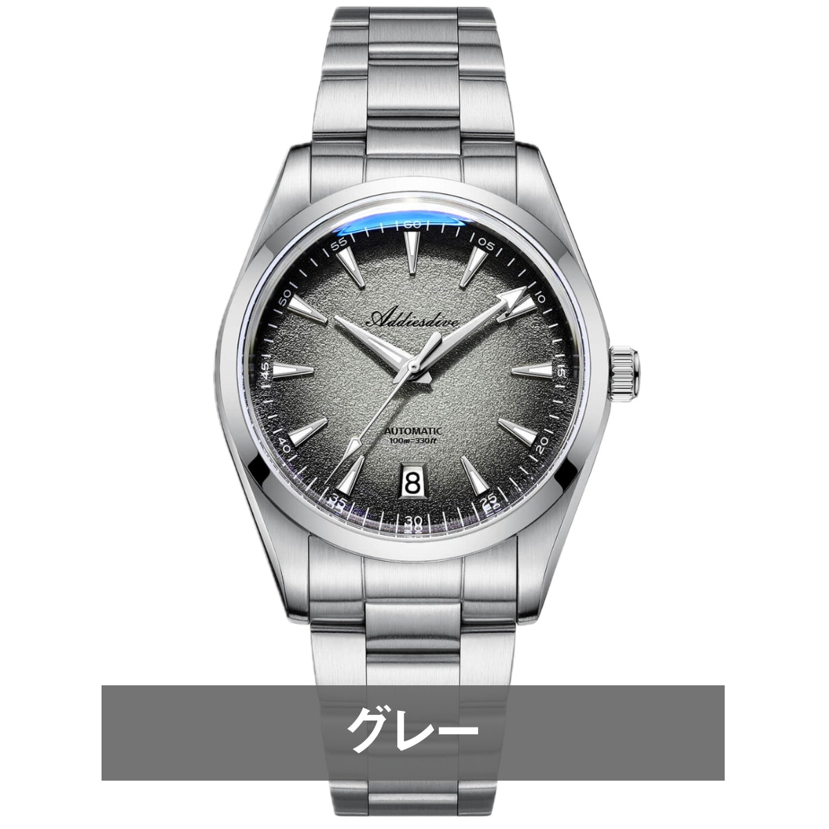 自動巻き腕時計 メンズ 40代 50代 オマージュウォッチ 機械式 手巻き 10気圧防水 39mm ADDIESDIVE AD2094