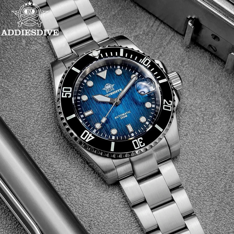 Men's Submariner Homage Dive Watch, Automatic Mechanical Watch, ADDIESDIVE AD2078