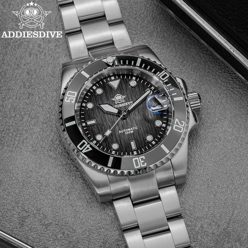 Men's Submariner Homage Dive Watch, Automatic Mechanical Watch, ADDIESDIVE AD2078