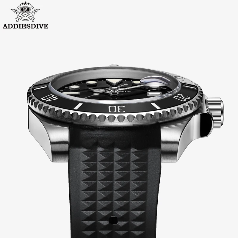 Men's Dive Watch, Water Resistant, Quartz, ADDIESDIVE, H3-2Q, Homage Watch for Men in Their 40s and 50s
