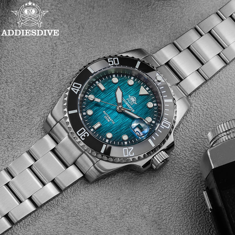 Men's Submariner Homage Dive Watch, Automatic Mechanical Watch, ADDIESDIVE AD2078