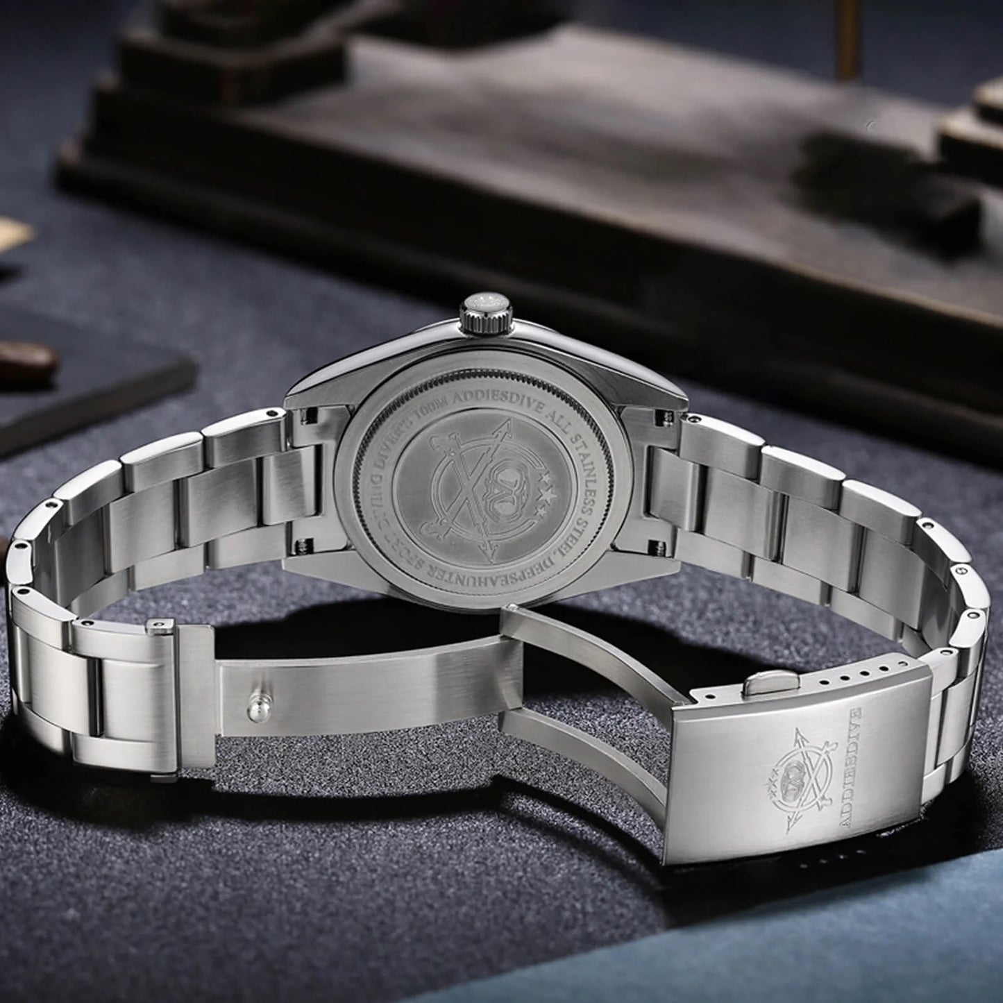腕時計 メンズ レディース ユニセックス 40代 50代 防水 クォーツ セイコー製ムーブメント ADDIESDIVE 36mm AD2066