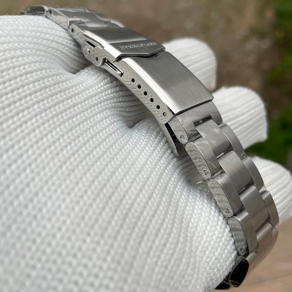 機械式腕時計 メンズ 40代 50代 GMT オマージュウォッチ 自動巻き セイコームーブメント 手巻き STEELFLIER SF790
