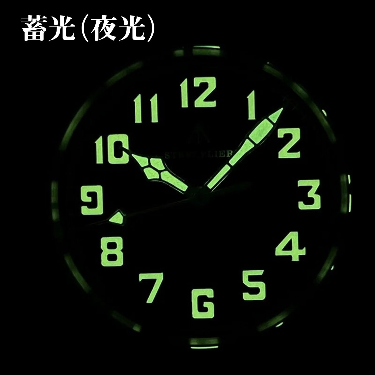 Pilot's Watch Military Watch for Men, 40s and 50s, Quartz Movement, Homage, 39mm, Steelflier SF740V