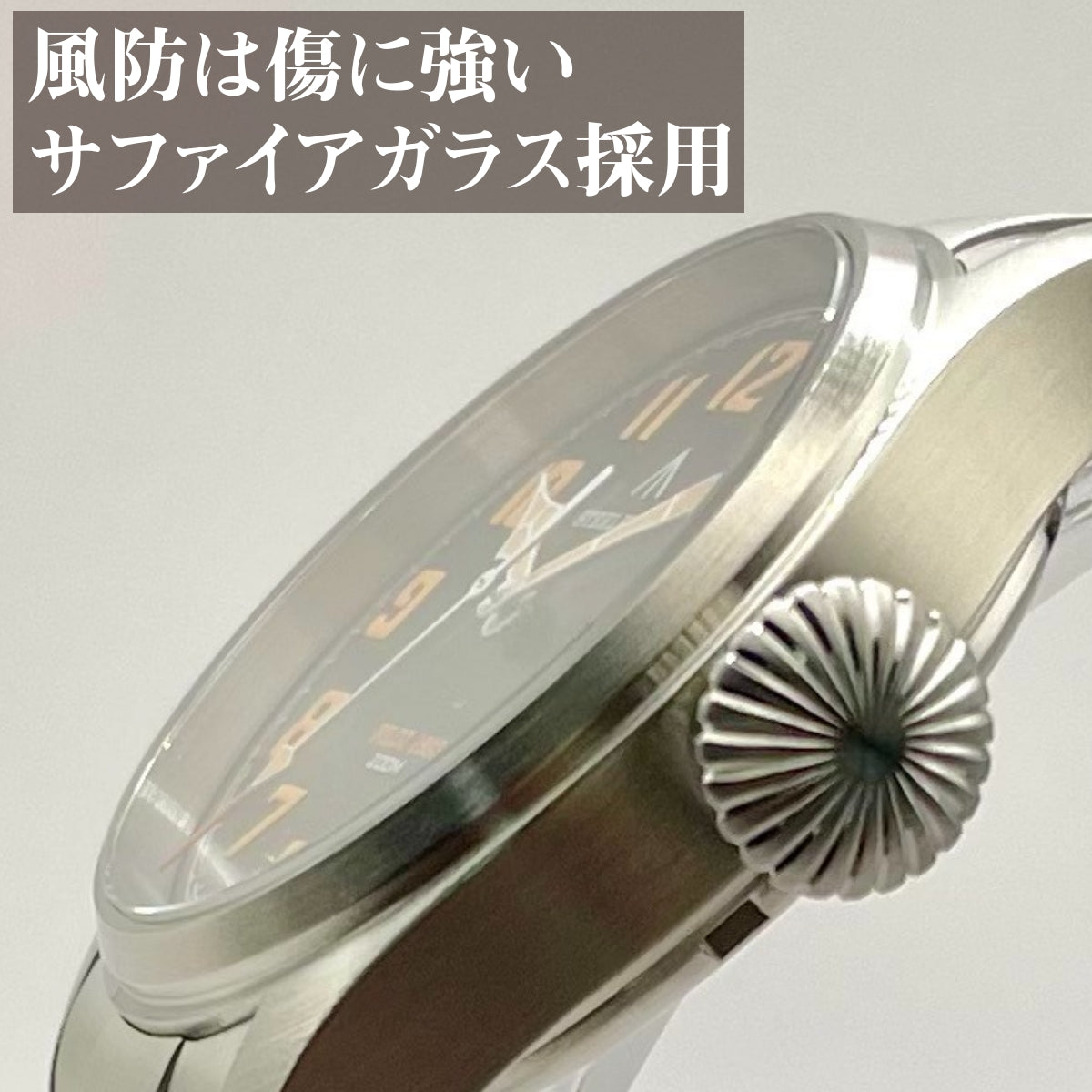 Pilot's Watch Military Watch for Men, 40s and 50s, Quartz Movement, Homage, 39mm, Steelflier SF740V