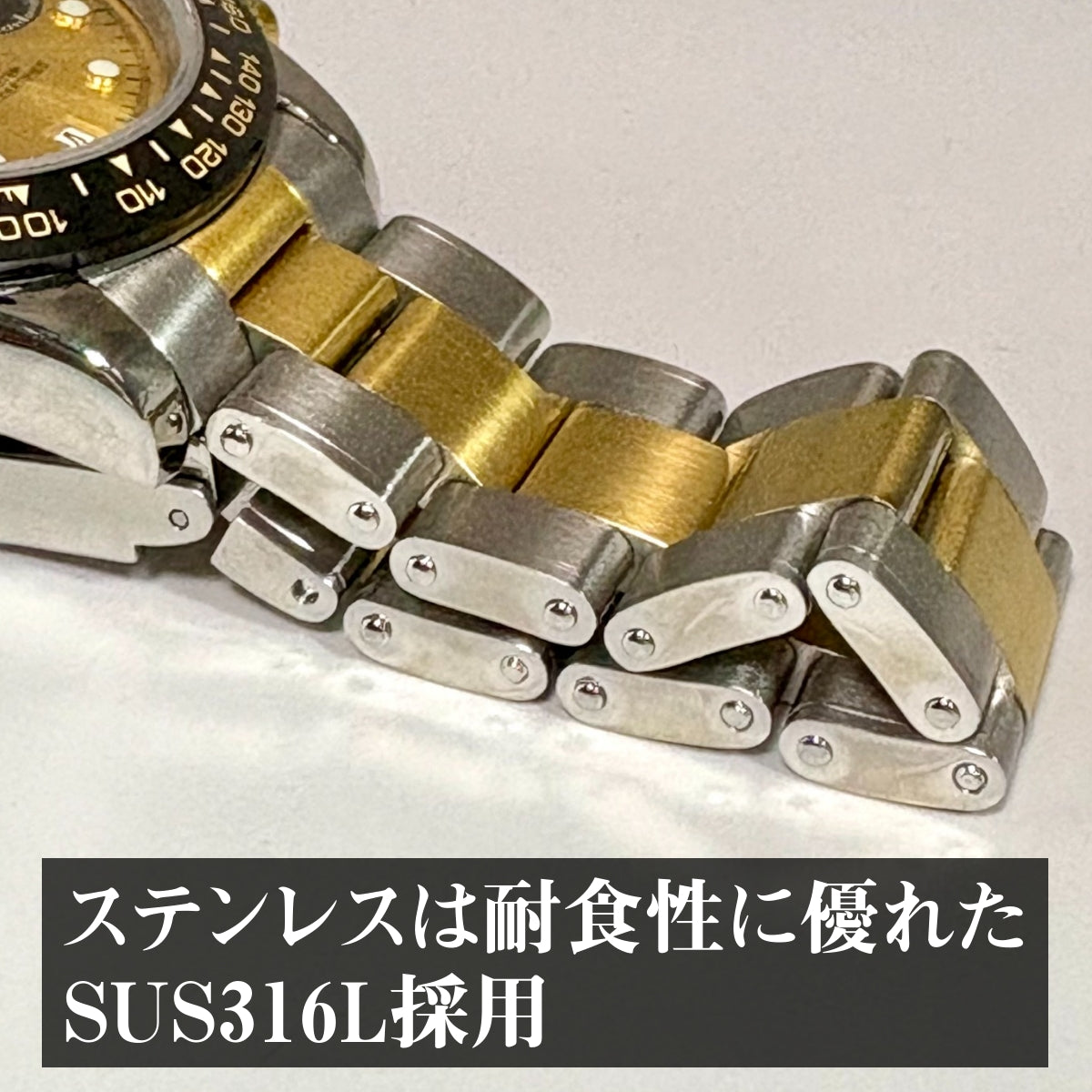 Men's Watch, 40s and 50s, Chronograph, Mechanical Quartz, Calendar, Panda, Two-Hand, BLIGER