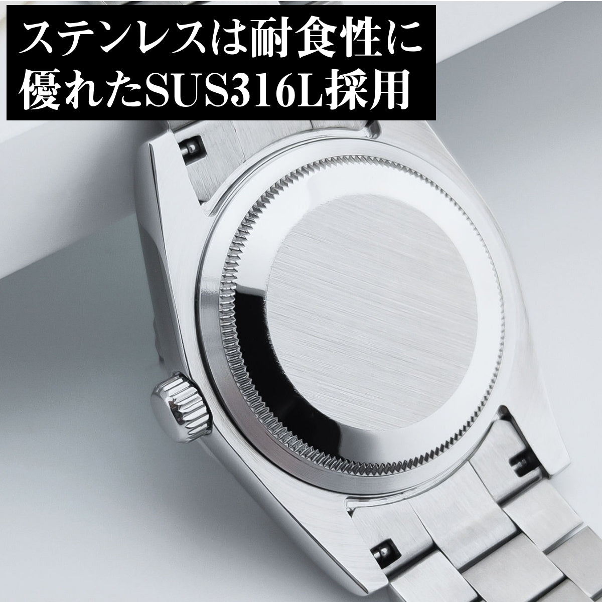 自動巻き腕時計 メンズ 40代 50代 オマージュウォッチ デイデイト 機械式 手巻き 36mm アイスブルー CORGEUT 2029