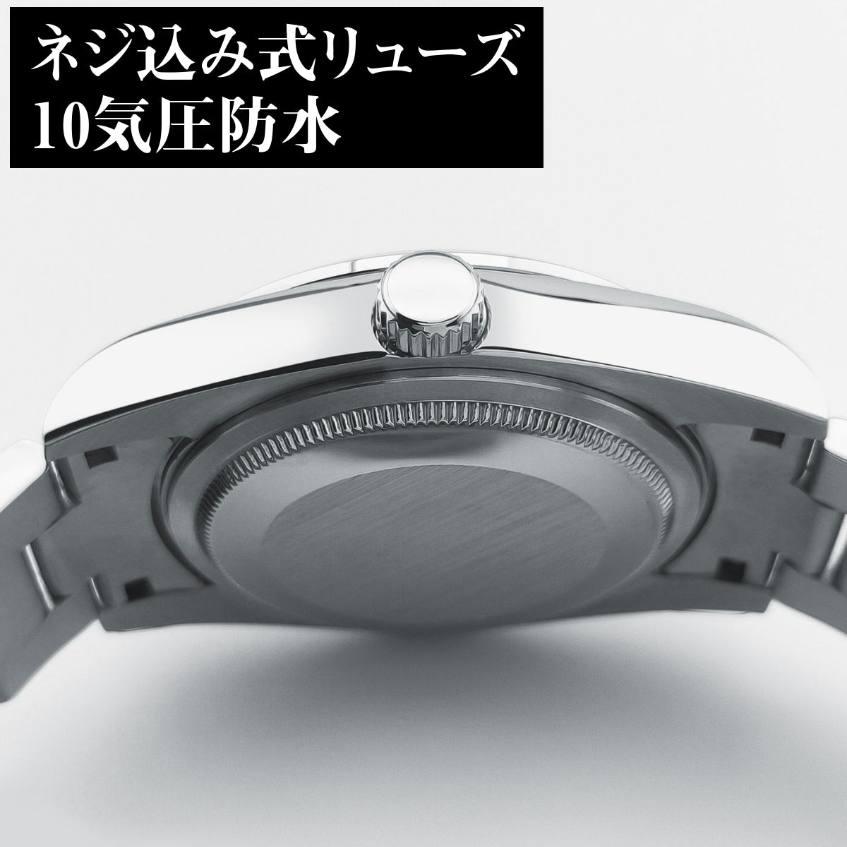 自動巻き腕時計 メンズ 40代 50代 オマージュウォッチ デイデイト 機械式 手巻き 36mm アイスブルー CORGEUT 2029
