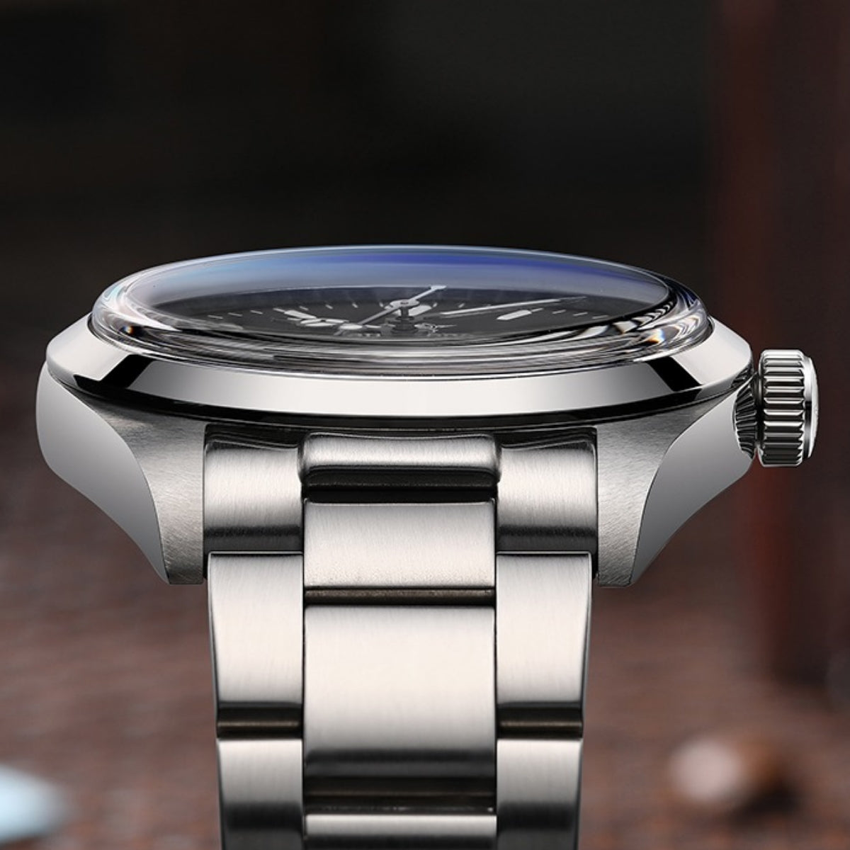 腕時計 メンズ 40代 50代 オマージュウォッチ クォーツ 防水 36mm マット仕上げ ADDIESDIVE AD2023QZ
