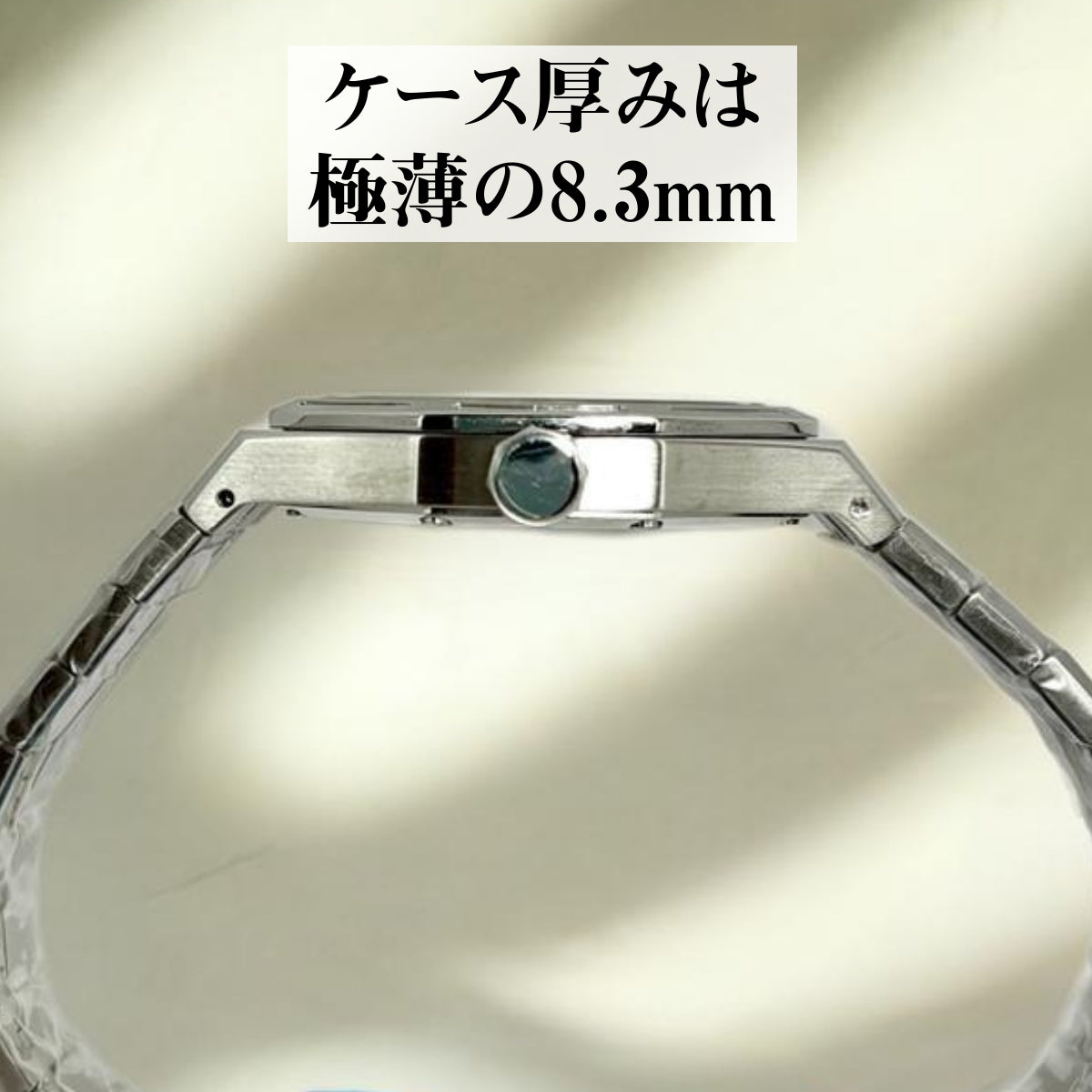腕時計 メンズ 40代 50代 オマージュウォッチ クォーツ 2針 極薄 薄い 八角形 オクタゴン SPECHT & SOHNE SP0030