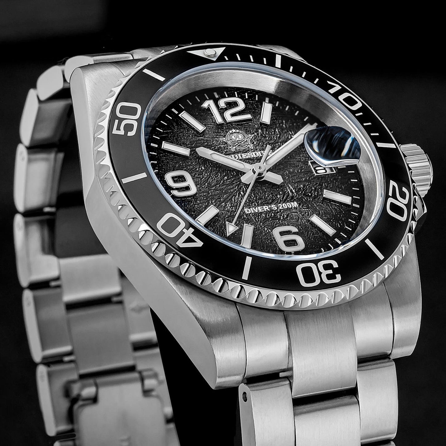 腕時計 メンズ 40代 50代 オマージュウォッチ クォーツ 20気圧防水 41mm ミヨタムーブメント ADDIESDIVE AD2513
