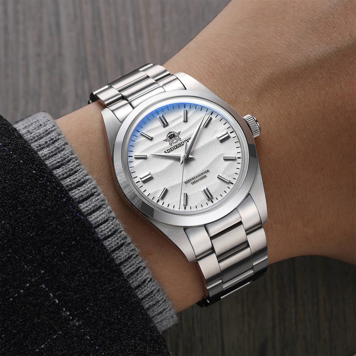 ADDIESDIVE 36mm AD2030 unisex watch for men and women in their 40s and 50s, waterproof quartz movement, Seiko movement