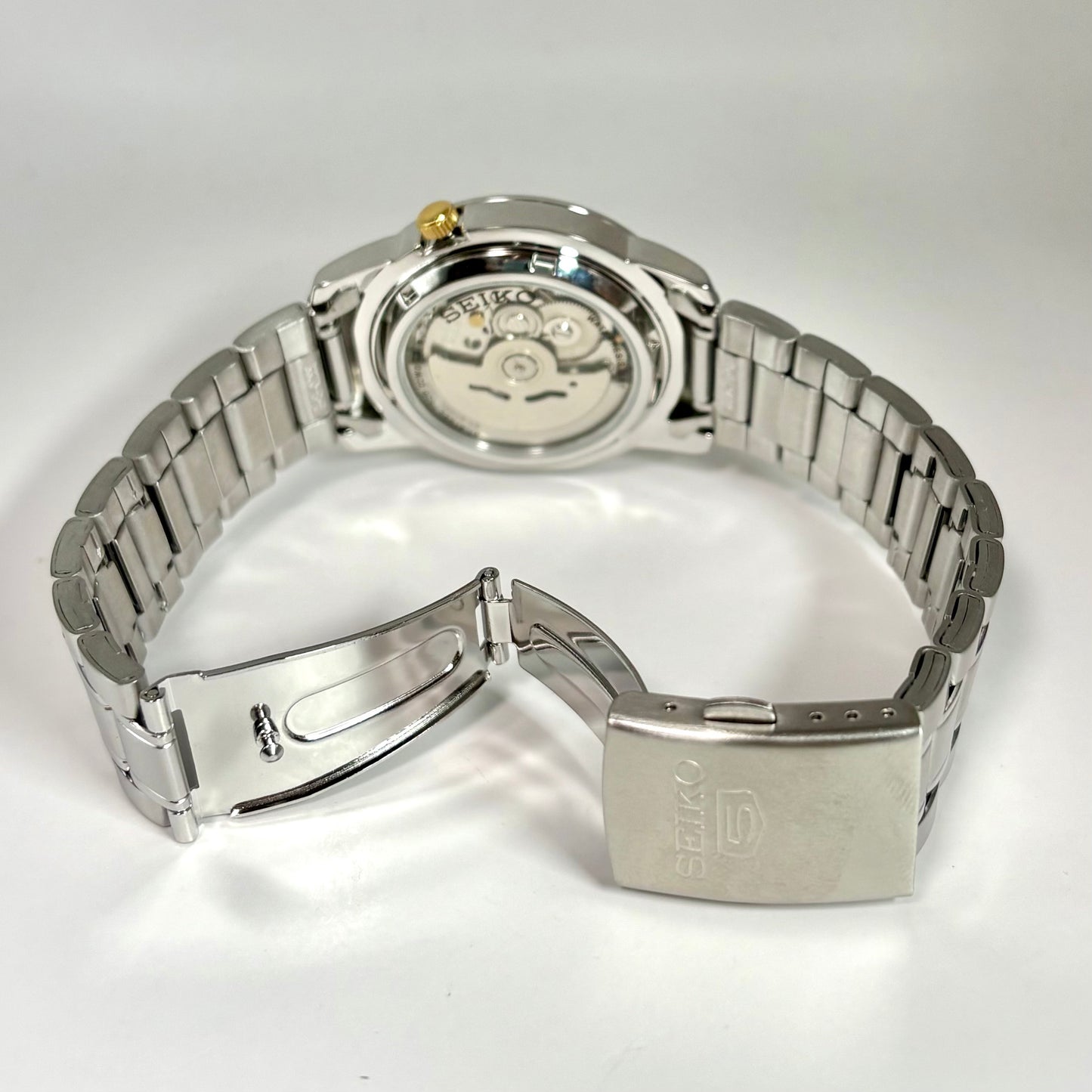セイコー SEIKO 腕時計 メンズ 逆輸入 海外モデル セイコー5 自動巻 機械式 日付 曜日 デイデイト 38mm SNKK22K1