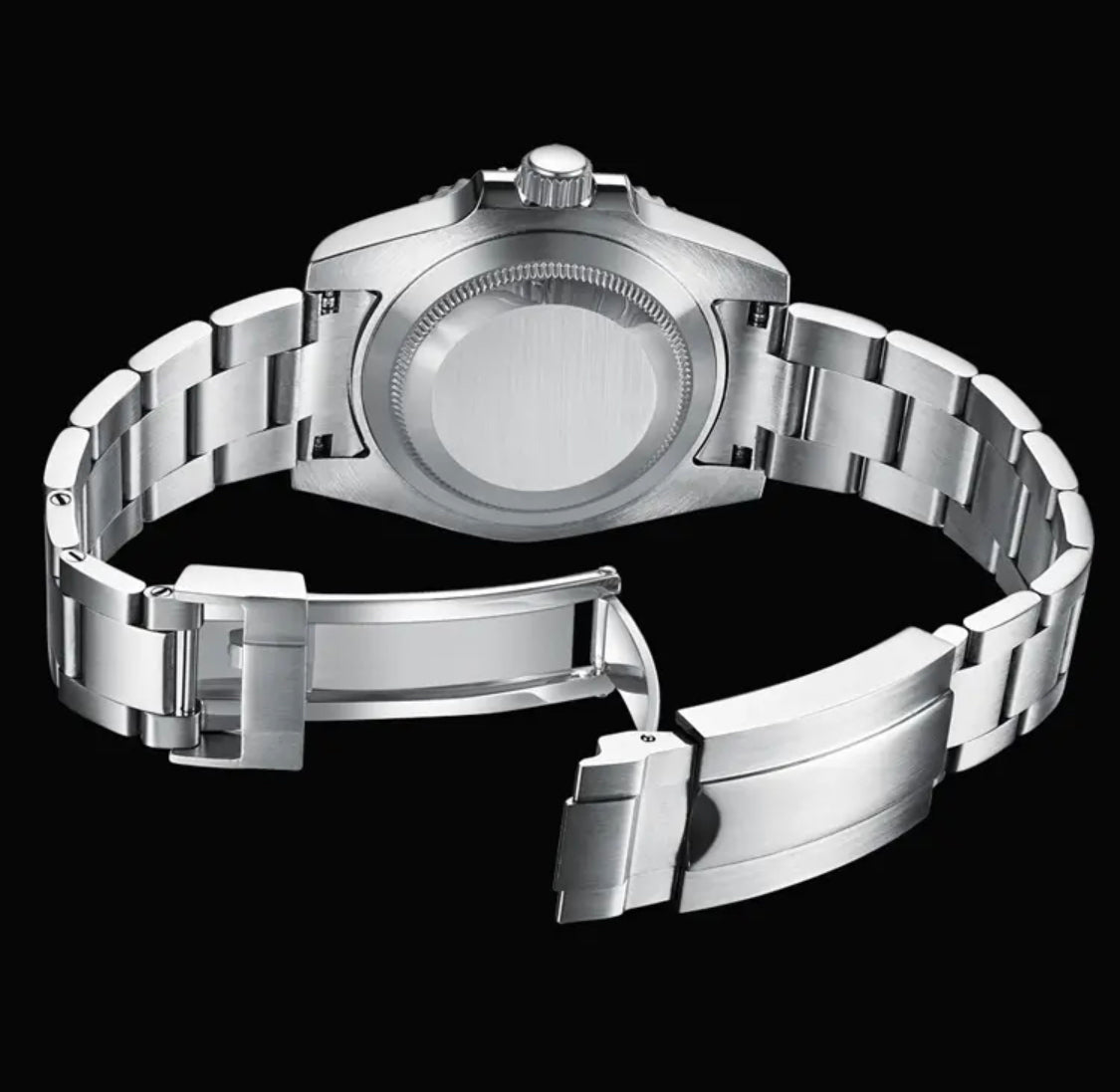 Men's Mechanical Watch, GMT Homage Watch, Automatic, Seiko Movement, Manual Winding, Circulo CI-2010, for Men in Their 40s and 50s