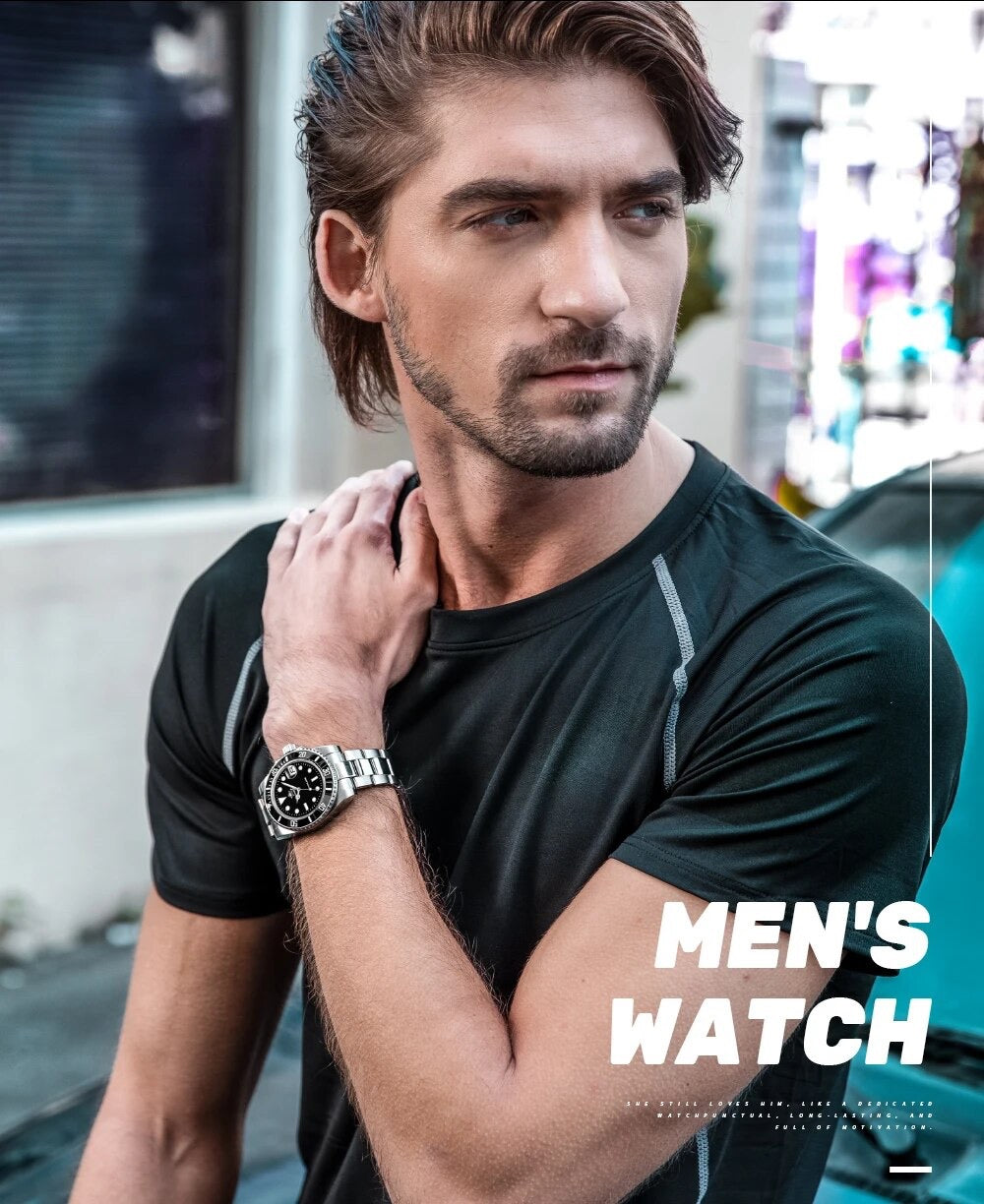 Men's Dive Watch, Water Resistant, Quartz, ADDIESDIVE, H3-2Q, Homage Watch for Men in Their 40s and 50s