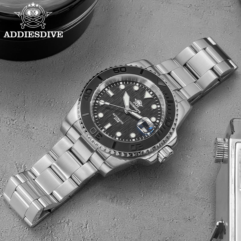 ダイバーズウォッチ 腕時計 メンズ サブマリーナ オマージュウォッチ 機械式 自動巻き ADDIESDIVE AD2087