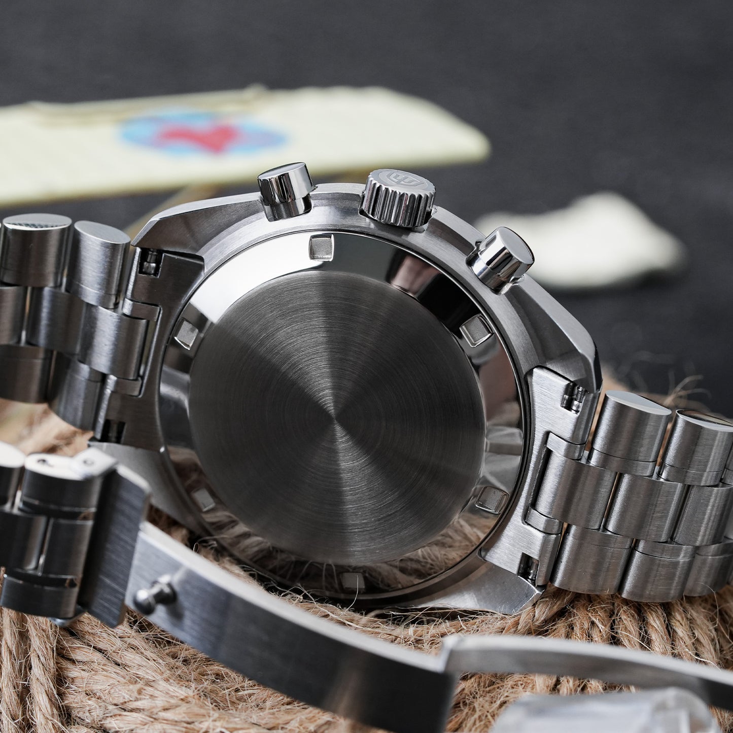 腕時計 メンズ 40代 50代 クロノグラフ オマージュウォッチ クォーツ メカクォーツ 40mm WATCHDIVES WD1860