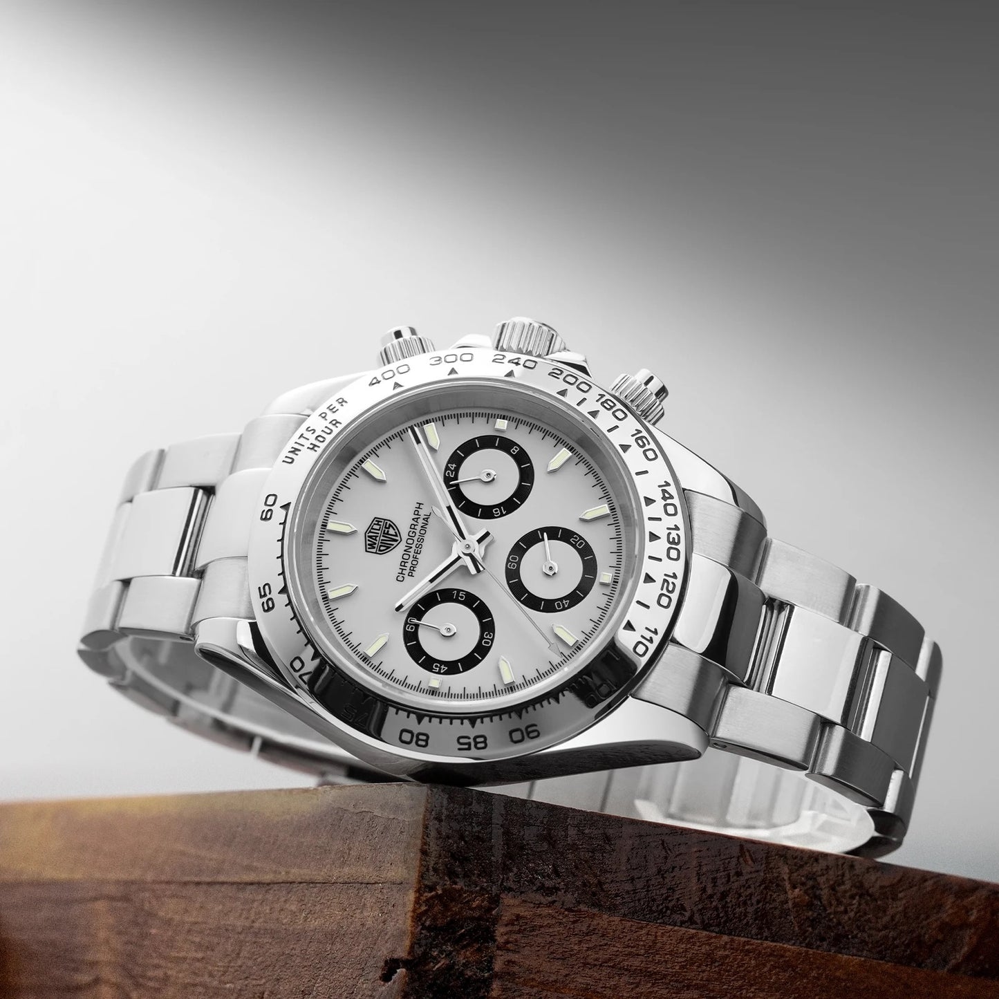 腕時計 メンズ 40代 50代 クロノグラフ オマージュウォッチ クォーツ メカクォーツ 39mm WATCHDIVES WD16500