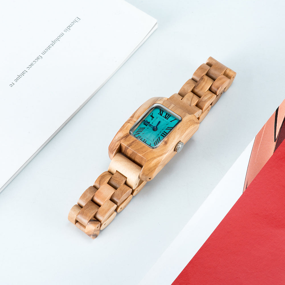 BOBO BIRD GT020 Wooden Watch for Women in Their 20s, 30s, and 40s, Quartz Movement, Hypoallergenic