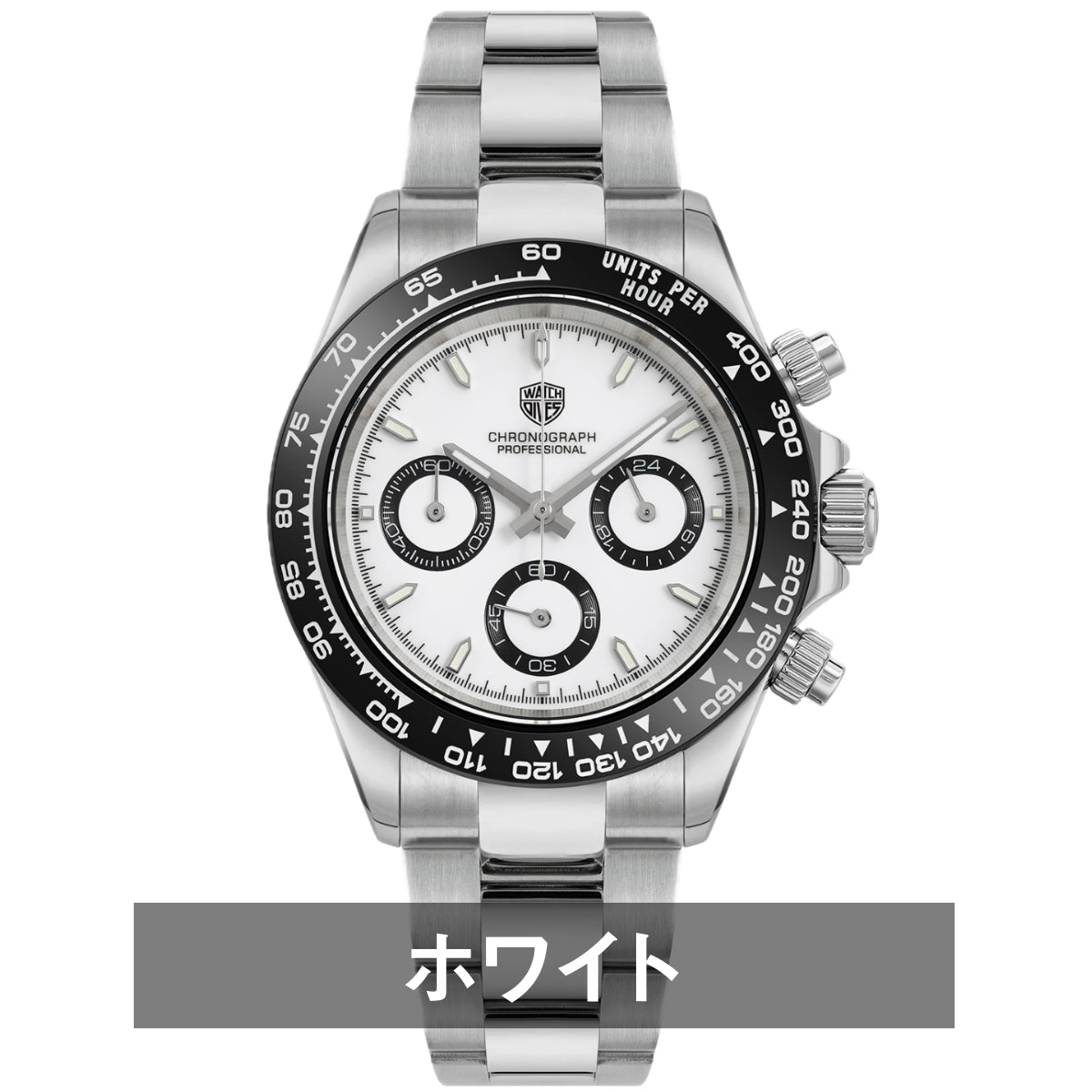 腕時計 メンズ 40代 50代 クロノグラフ オマージュウォッチ クォーツ メカクォーツ 39mm WATCHDIVES WD16500