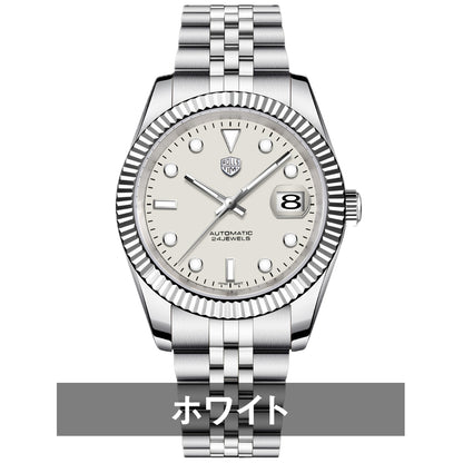 自動巻き腕時計 メンズ 40代 50代 オマージュウォッチ 機械式 手巻き 40mm 全面蛍光 RoolsTimi RT-7930