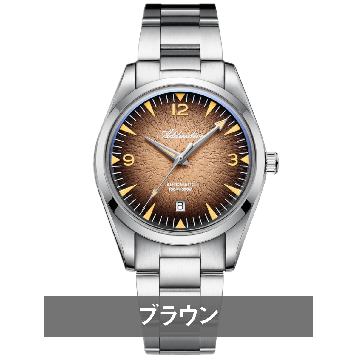 自動巻き腕時計 メンズ 40代 50代 オマージュウォッチ 機械式 手巻き付き 防水 39mm ADDIESDIVE AD2508