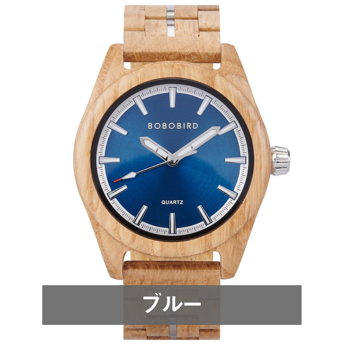 木製腕時計 ウッドウォッチ メンズ 40代 50代 クォーツ ブラック ブルー ゴールド ボボバード BOBO BIRD GT164