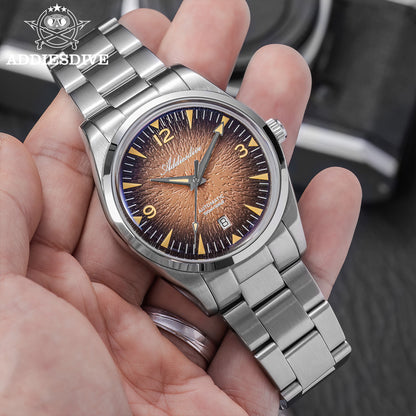自動巻き腕時計 メンズ 40代 50代 オマージュウォッチ 機械式 手巻き付き 防水 39mm ADDIESDIVE AD2508