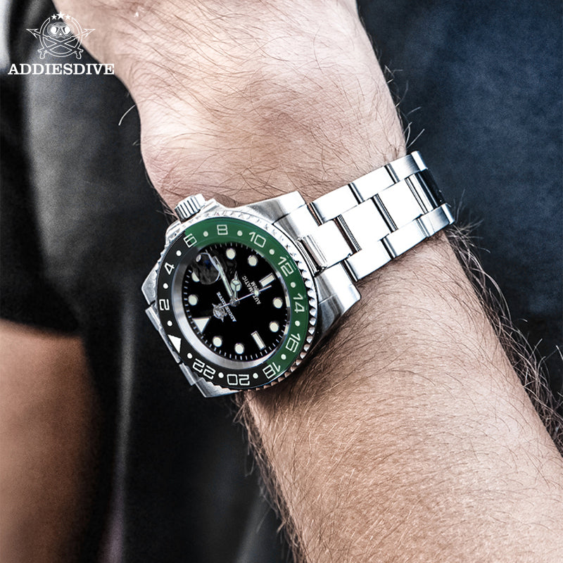 ADDIESDIVE H3AC Automatic Dive Watch for Men in their 40s and 50s, a Submariner Homage Watch