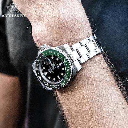 ADDIESDIVE H3AC Automatic Dive Watch for Men in their 40s and 50s, a Submariner Homage Watch