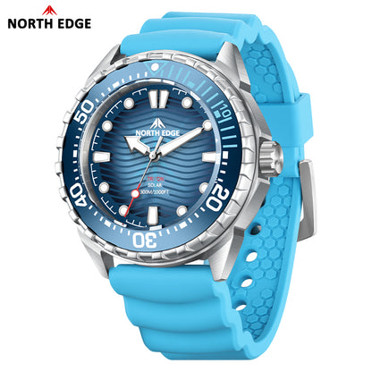 腕時計 メンズ ソーラー ダイバーズウォッチ 300m防水 オマージュ NORTH EDGE TRITON