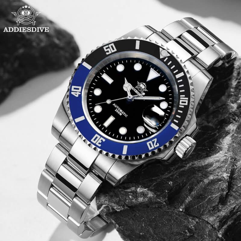 ADDIESDIVE H3AC Automatic Dive Watch for Men in their 40s and 50s, a Submariner Homage Watch