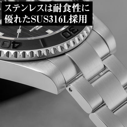 ダイバーズウォッチ 腕時計 メンズ サブマリーナ オマージュウォッチ 機械式 自動巻き ADDIESDIVE AD2087