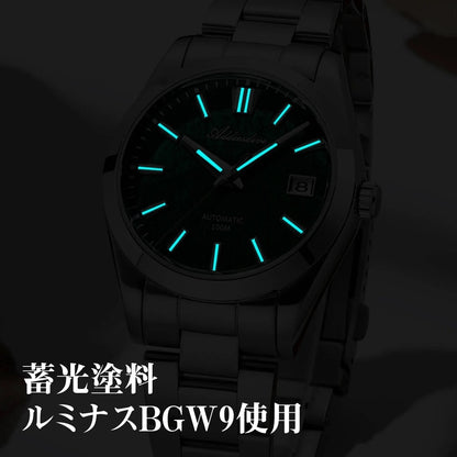 自動巻き腕時計 メンズ 40代 50代 オマージュウォッチ 機械式 手巻き付き 防水 39mm ADDIESDIVE AD2075